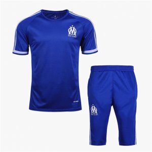 Camiseta baratas Liga de Campeones de azul de Marsella formación